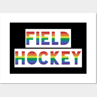 Field Hockey Player Gay Pride Posters and Art